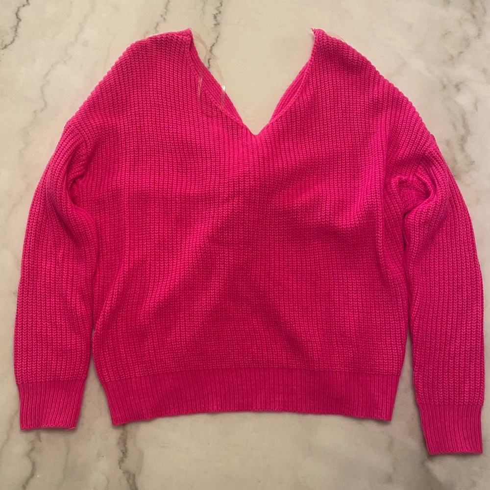 Knotted sweater